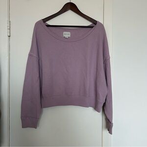American Eagle Cropped Crewneck Sweatshirt